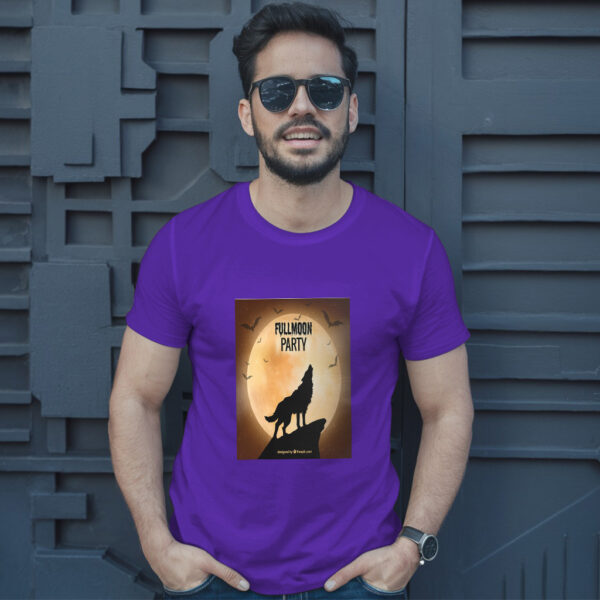Fullmoon Party Design T-Shirt - Image 6
