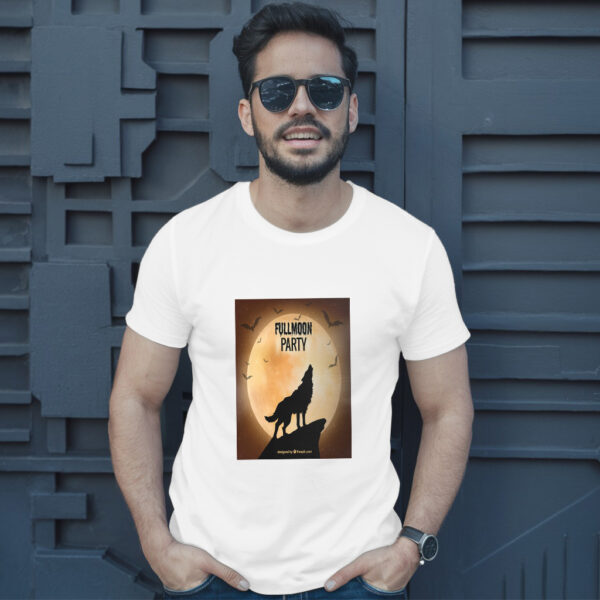 Fullmoon Party Design T-Shirt - Image 10