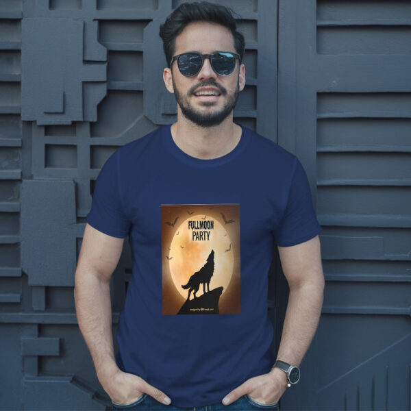 Fullmoon Party Design T-Shirt - Image 4