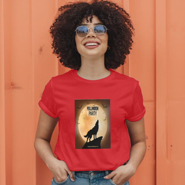 Fullmoon Party Design T-Shirt - Image 9