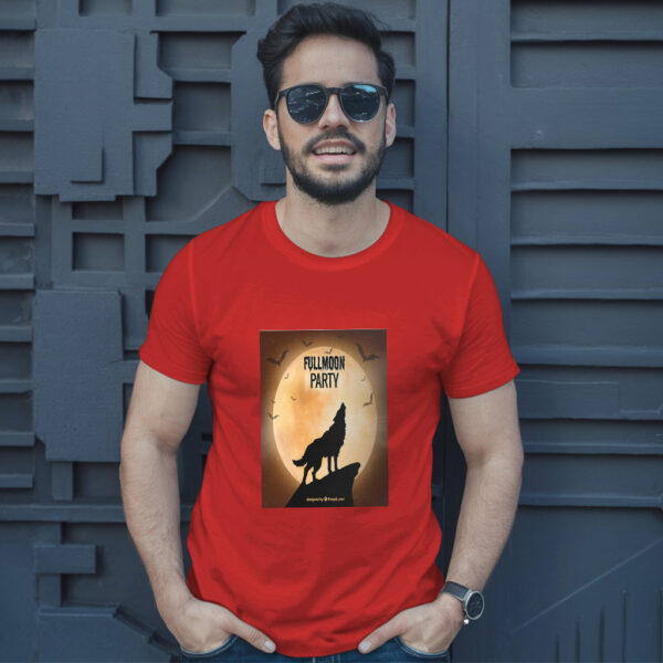 Fullmoon Party Design T-Shirt - Image 8