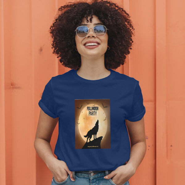 Fullmoon Party Design T-Shirt - Image 5