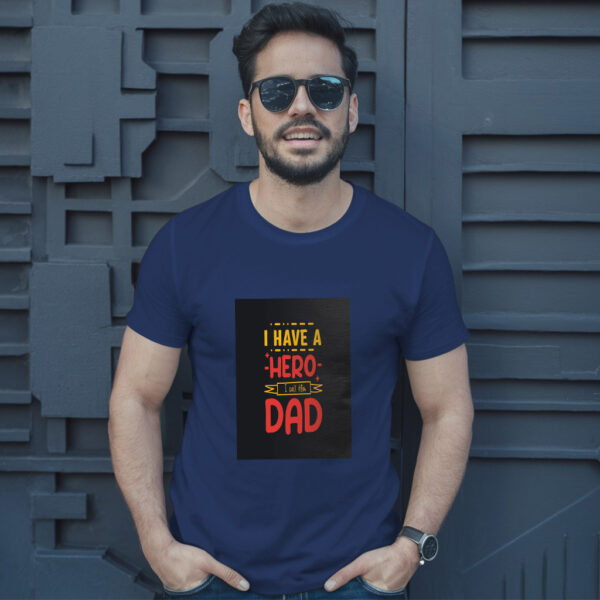 I Have Hero I Call Him Dad T-Shirt - Image 4