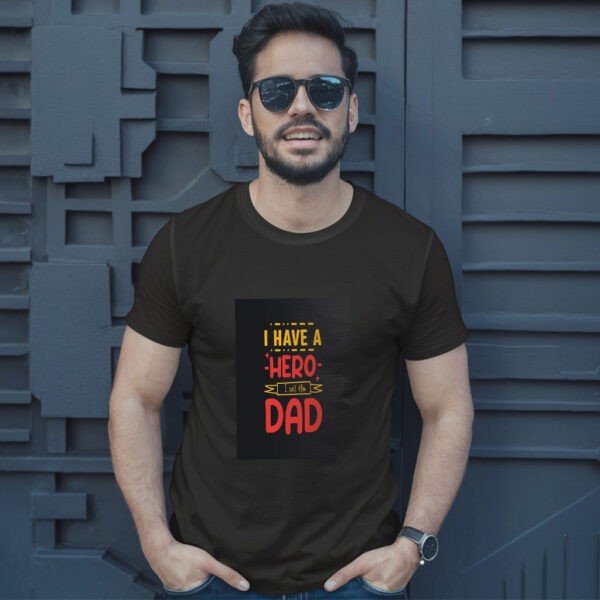 I Have Hero I Call Him Dad T-Shirt - Image 2