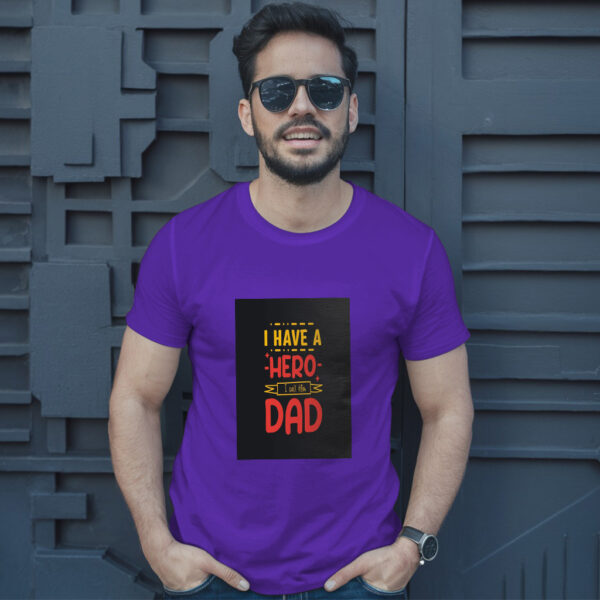 I Have Hero I Call Him Dad T-Shirt - Image 6