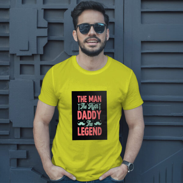 The Man The Myth Daddy The Legend T-Shirt - Image 12